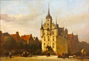ゴーダの市場 作： Johannes Bosboom